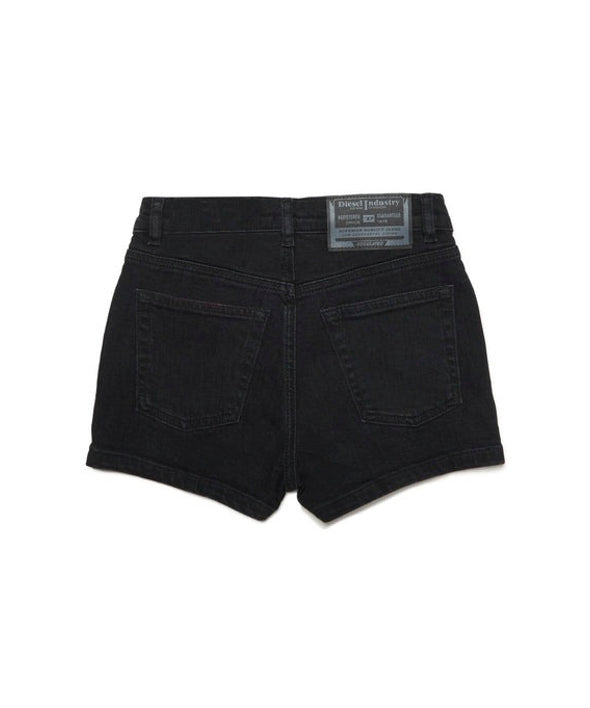 Diesel Kids Short in Denim Nero per Bambine