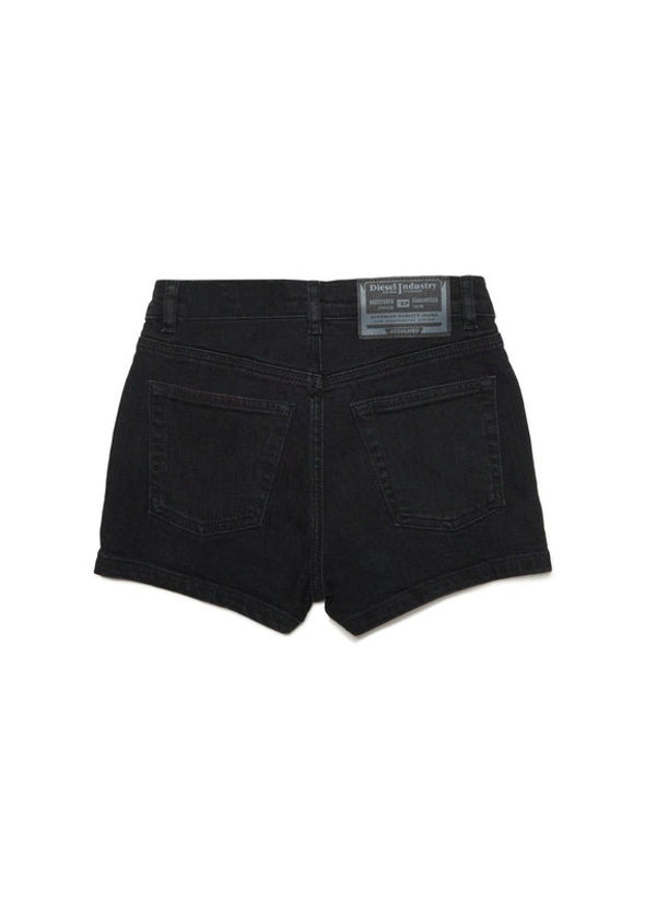 Diesel Kids Short in Denim Nero per Bambine