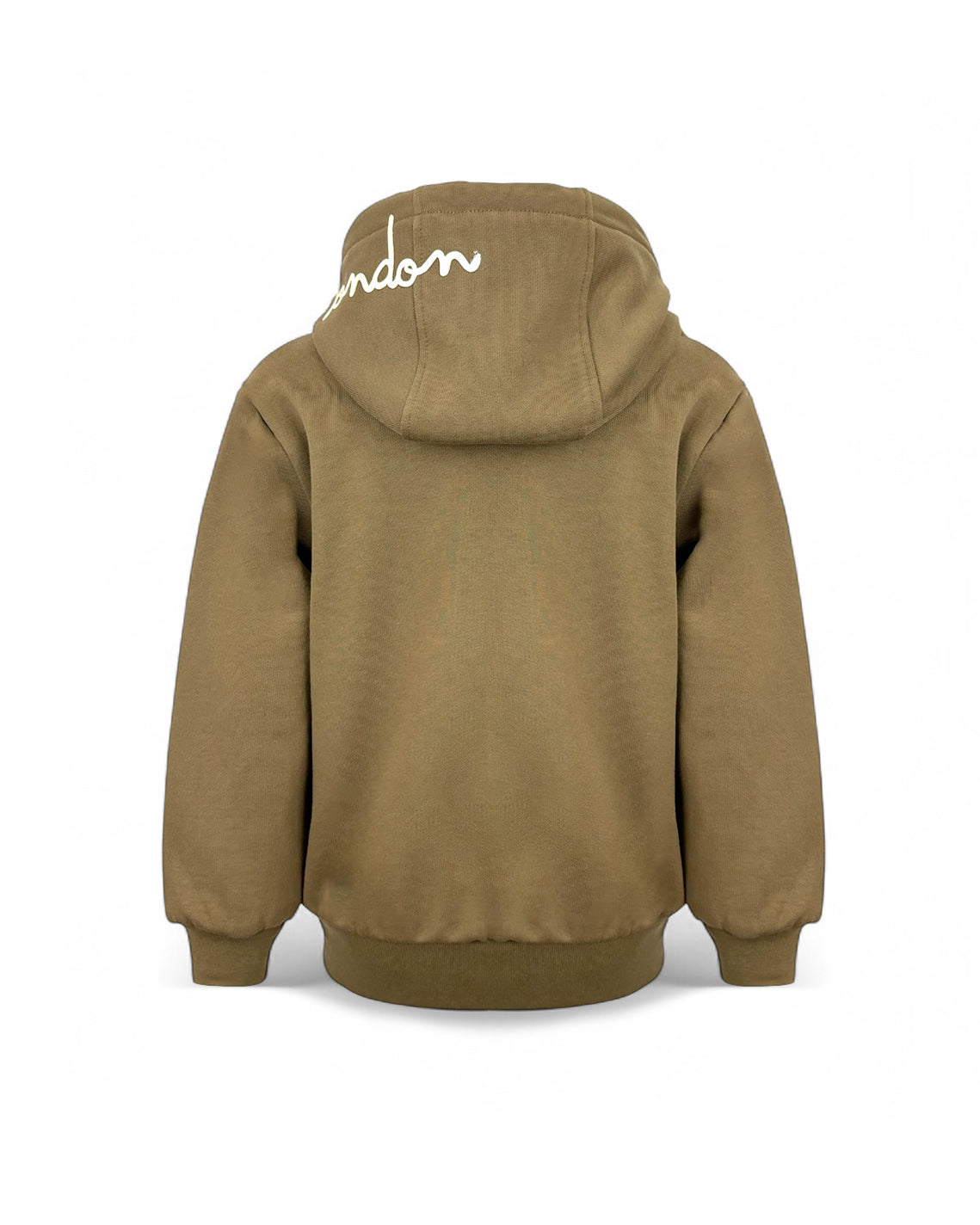 Yes London Kids Felpa  Con Scritta " Yes London" Fango per Bambini