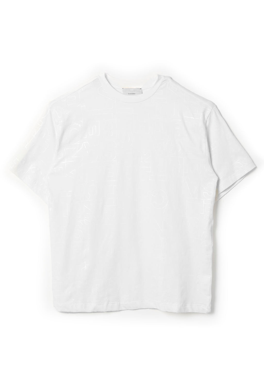 Elisabetta Franchi La Mia Bambina T-shirt Panna con Lettering per Bambine