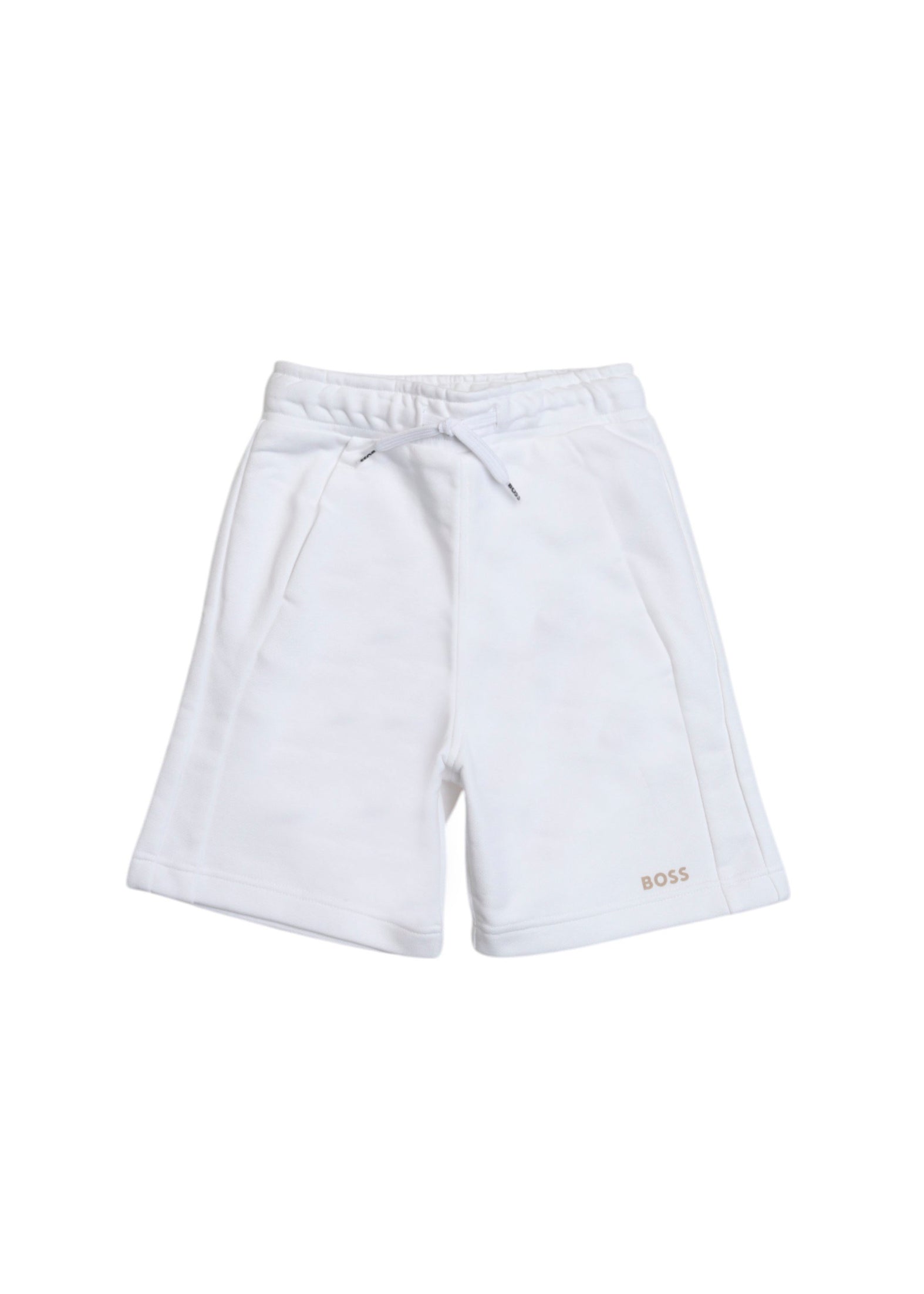 Boss Kids Bermuda Bianco con Micro Logo per Bambini
