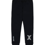 Dsquared2 Kids Pantaloni in Felpa Neri Sport EDTN per Bambini (retro)