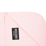 Moschino Kids Coperta Rosa con Teddy Bear per Neonati (dettaglio)