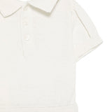 Moschino Kids Abito con Cardigan Bianco/Nero per Neonate (dettaglio)