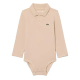 Lacoste Kids Body Beige con Logo Unisex