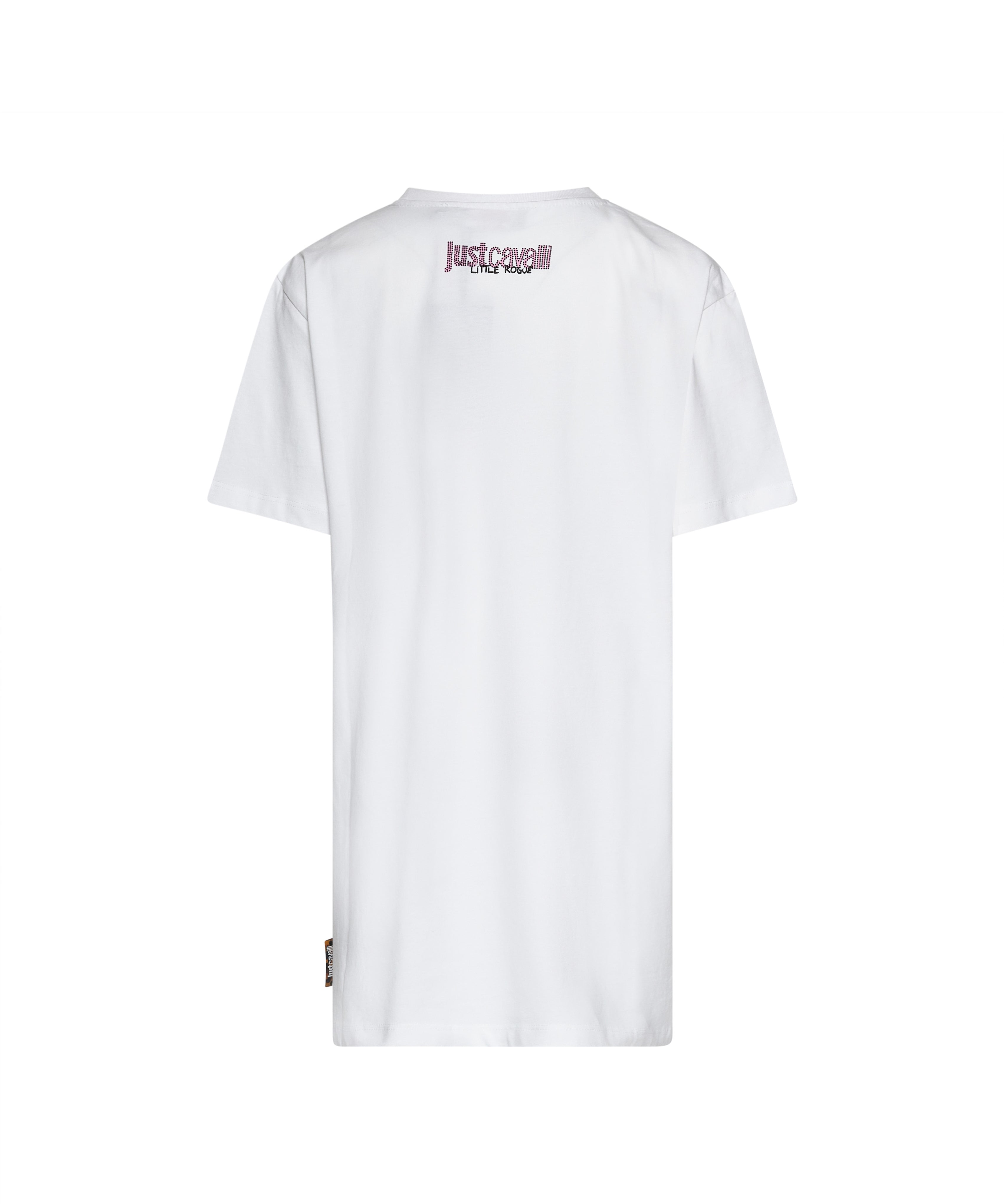 Just Cavalli Kids Abito Bianco con Strass per Bambine