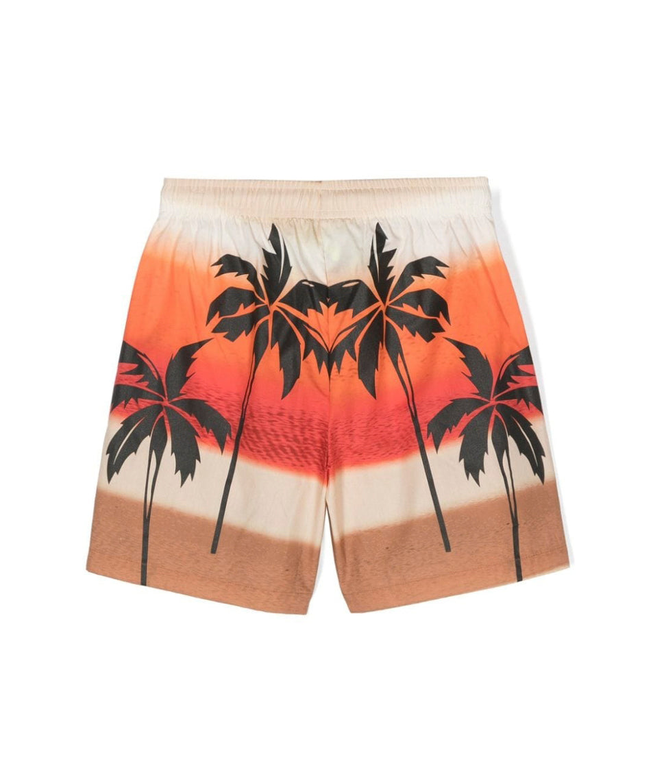 Barrows Kids Shorts Sabbia con Stampa Sunset per Bambini (retro)