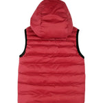 Boss Kids Bomber Smanicato Rosso con Cappuccio e Zip per Neonati