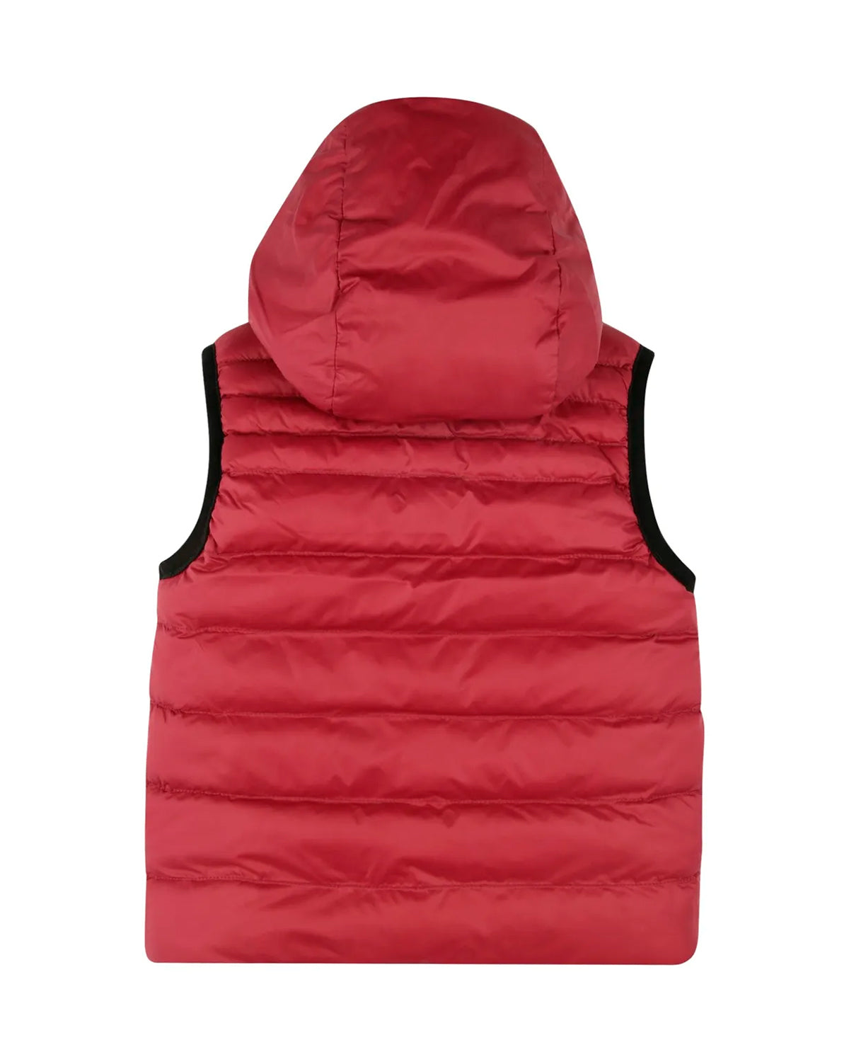 Boss Kids Bomber Smanicato Rosso con Cappuccio e Zip per Neonati