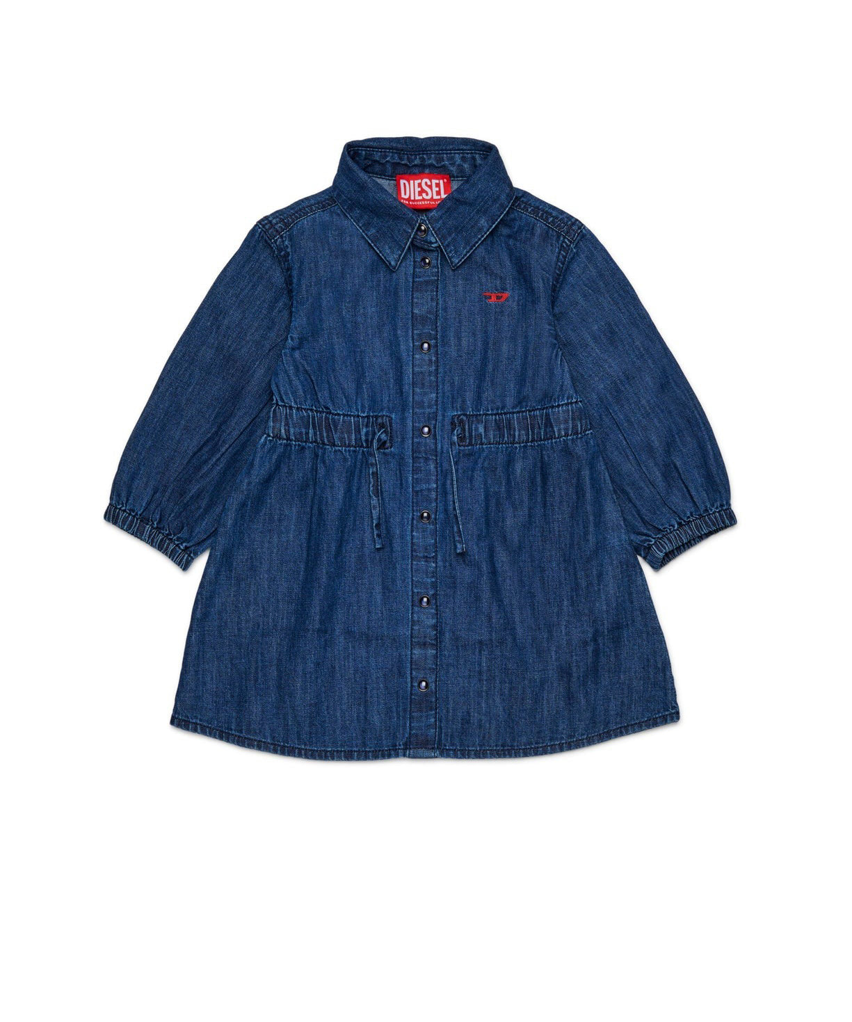 Diesel Kids Abito in Denim per Neonate