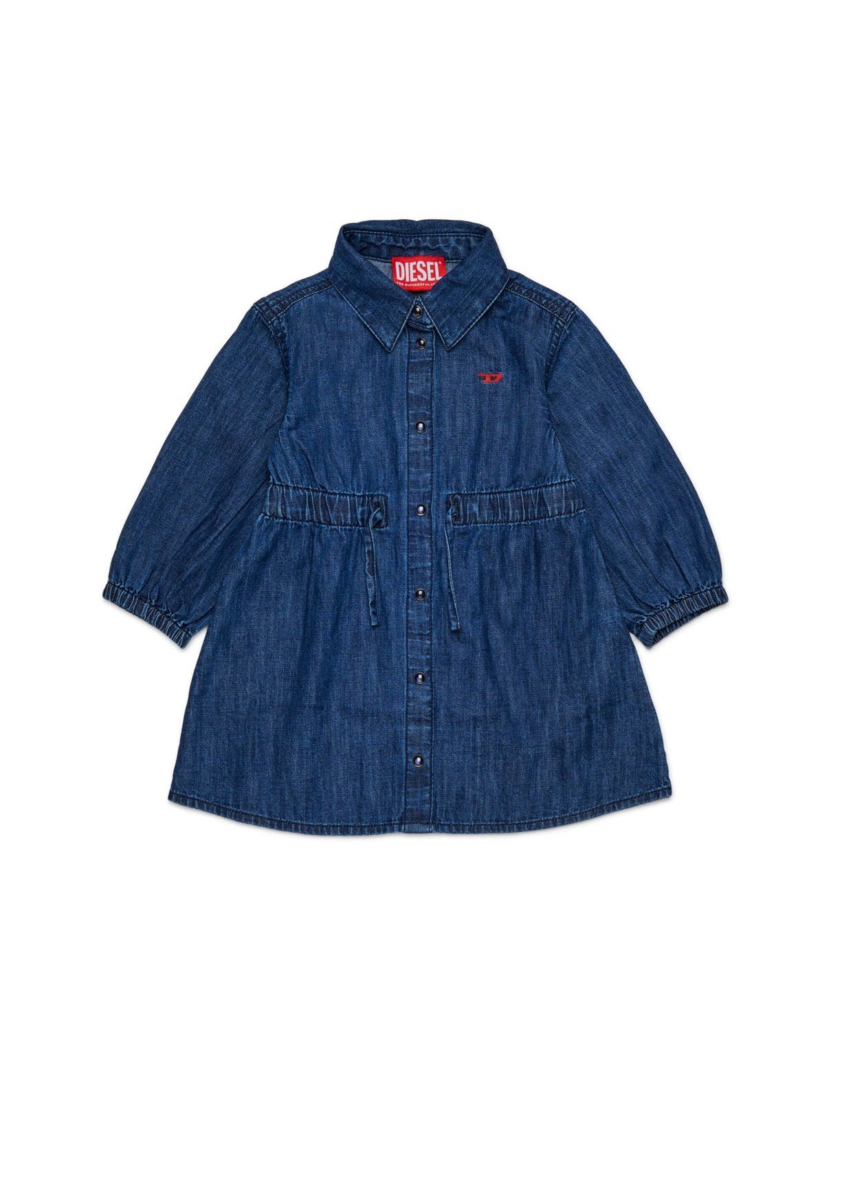 Diesel Kids Abito in Denim per Neonate