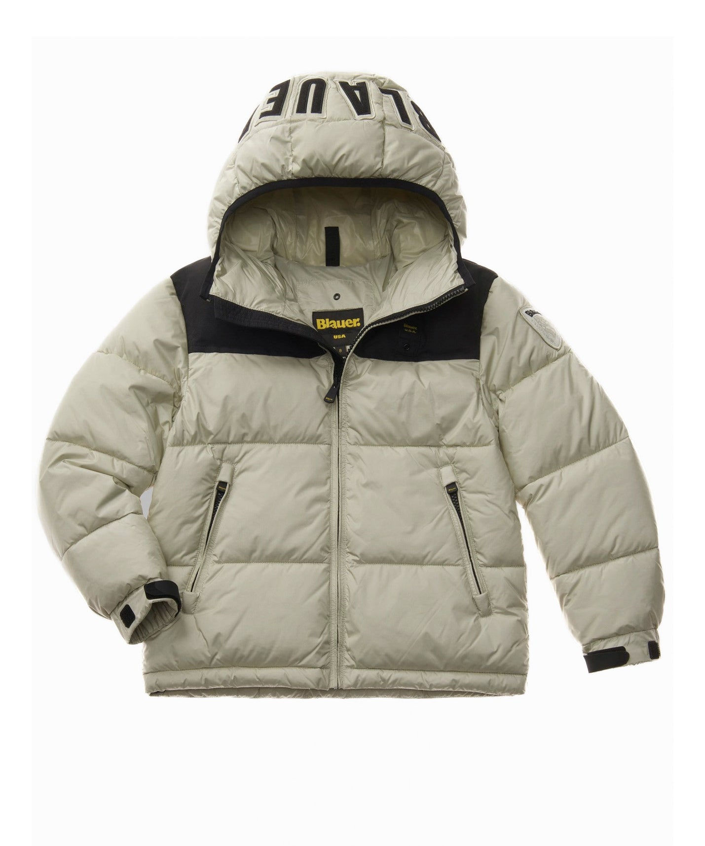Blauer Kids Giubbino Beige con Logo per Bambini
