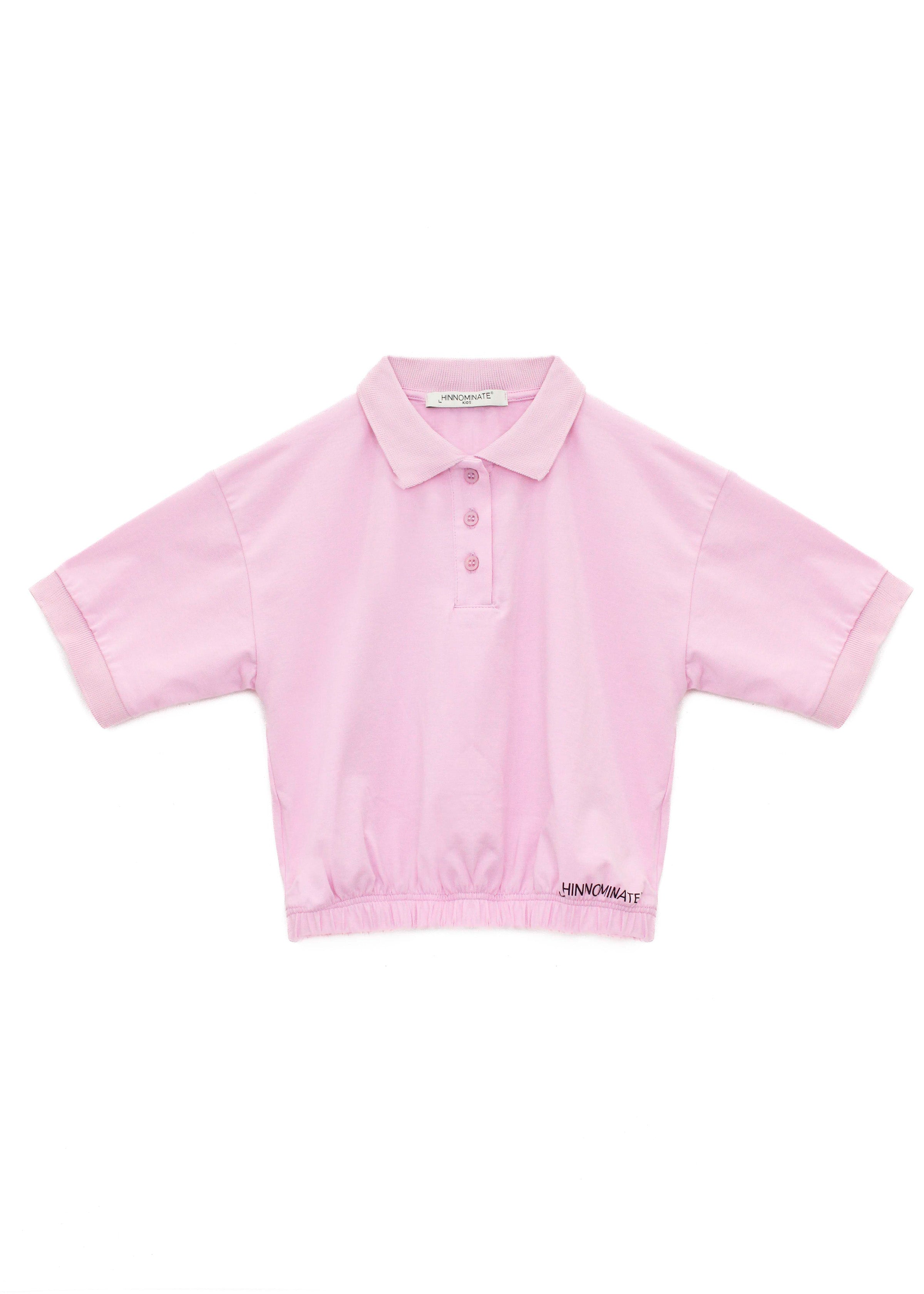 Hinnominate Kids T-Shirt Crop Rosa