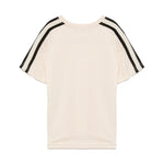 Yes London T-shirt Beige con Bande per Bambini