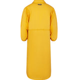 Msgm Kids Abito Giallo con Maniche Drappeggio per Bambine