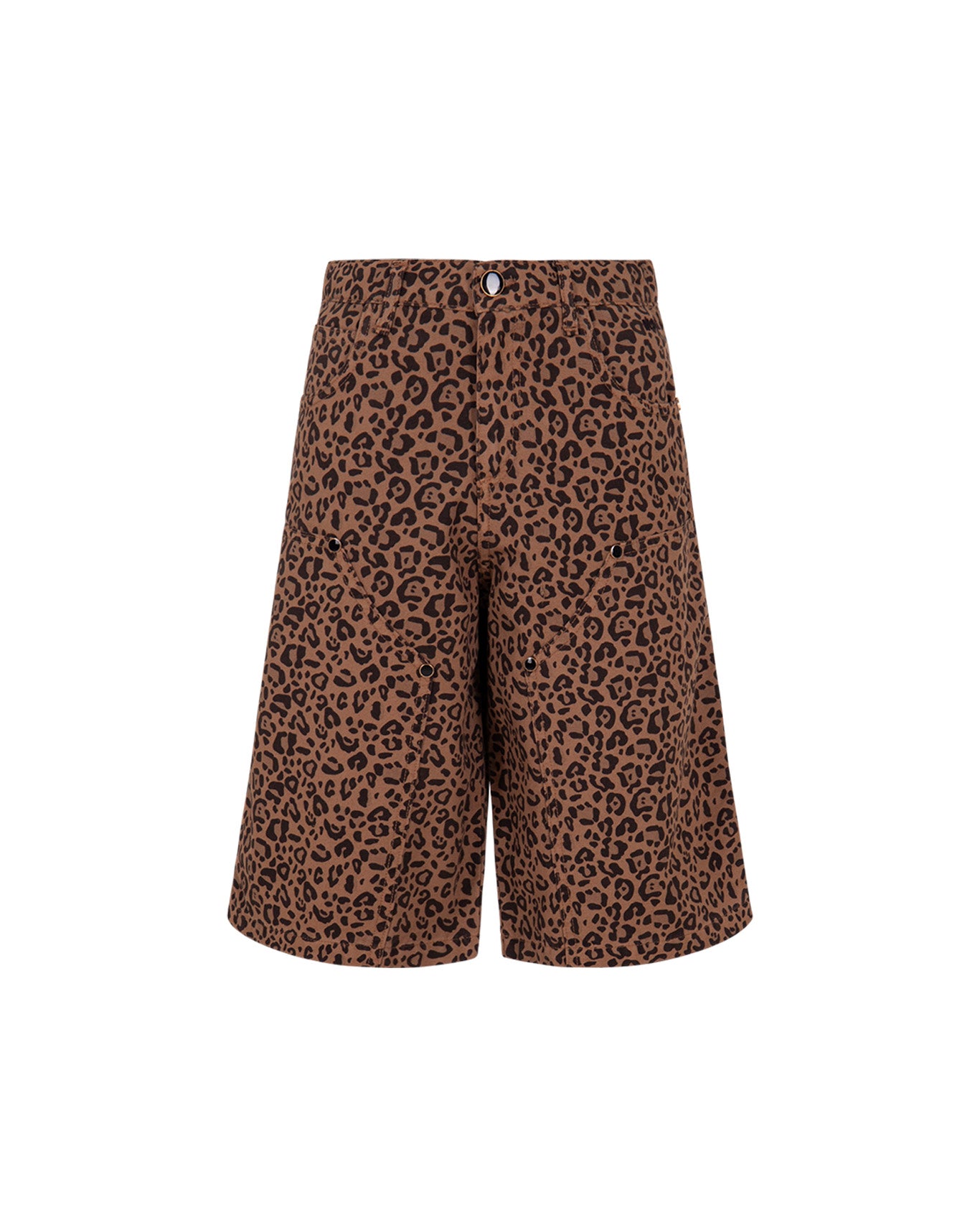 MSGM Kids Bermuda Leopardati per Bambini
