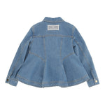 Elisabetta Franchi La Mia Bambina Giubbino Denim Svasato per Bambine