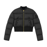 Elisabetta Franchi La Mia Bambina Bomber Imbottito Nero per Bambine