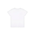 Moschino Kids T-Shirt Bianca con Stampa per Neonate