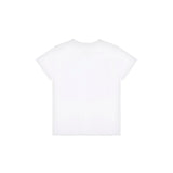 Moschino Kids T-Shirt Bianca con Stampa per Neonate