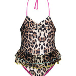F**K Kids Costume Fantasia Leopardato per Neonate