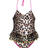 F**K Kids Costume Fantasia Leopardato per Neonate