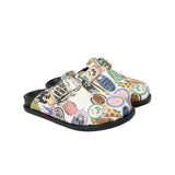 Barrow Kids Sabot Bianco Fantasia per Bambine