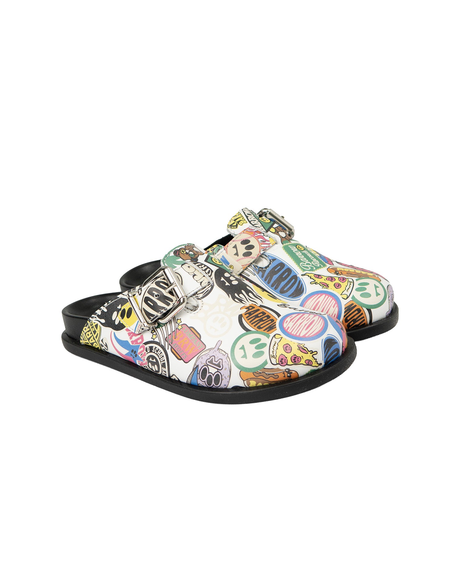 Barrow Kids Sabot Bianco Fantasia per Bambine