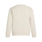 Calvin Klein Kids Felpa Girocollo Beige per Bambini
