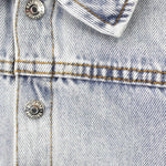 Moschino Kids Giubbino in Denim con Ricamo per Neonate