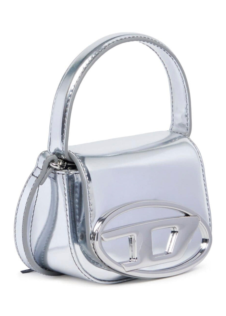 Diesel Kids Borsa Argento a Spalla 1DR per Bambine (dettaglio)