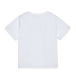 Pinko Kids T-shirt Bianca con Logo e Strass