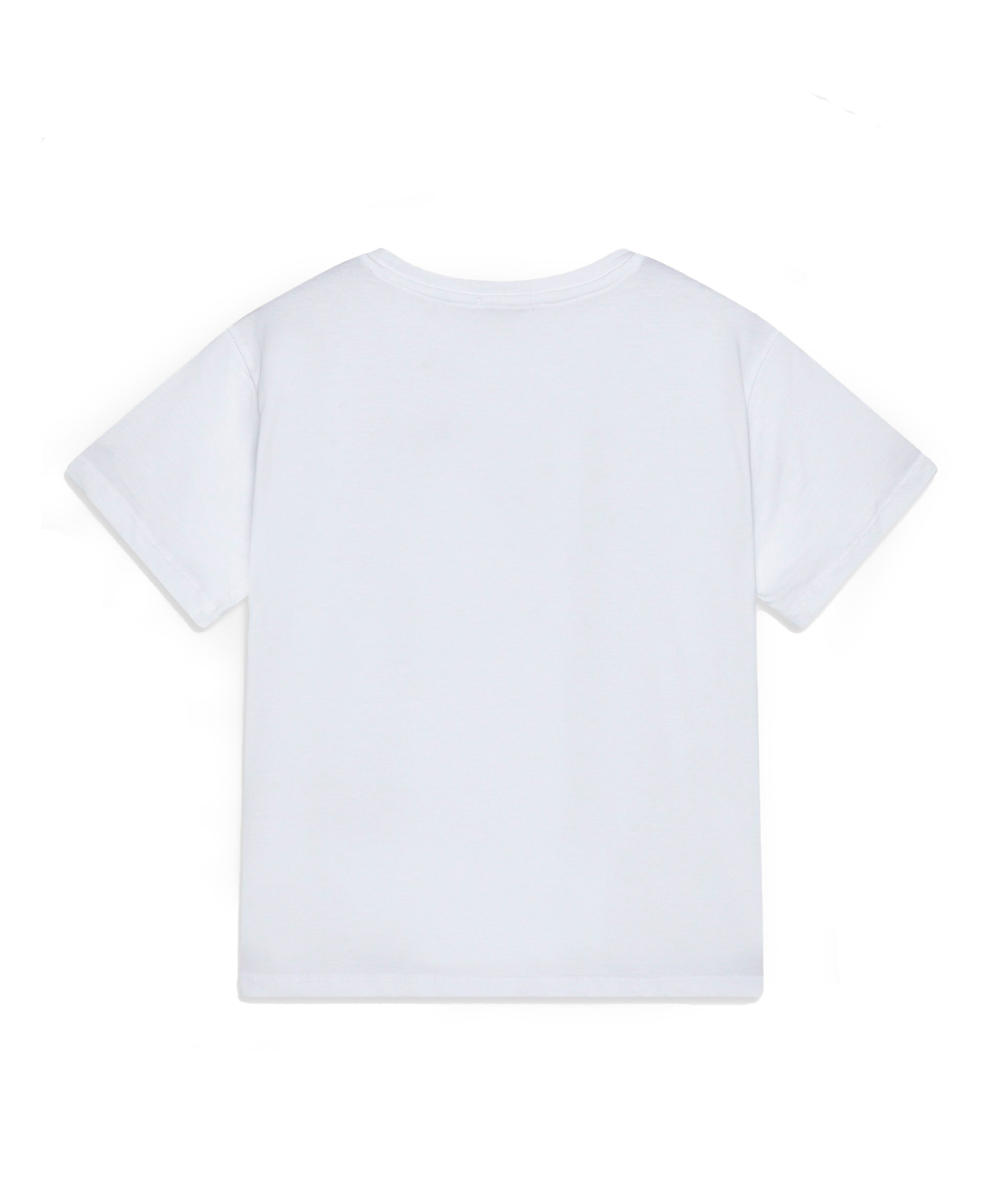 Pinko Kids T-shirt Bianca con Logo e Strass