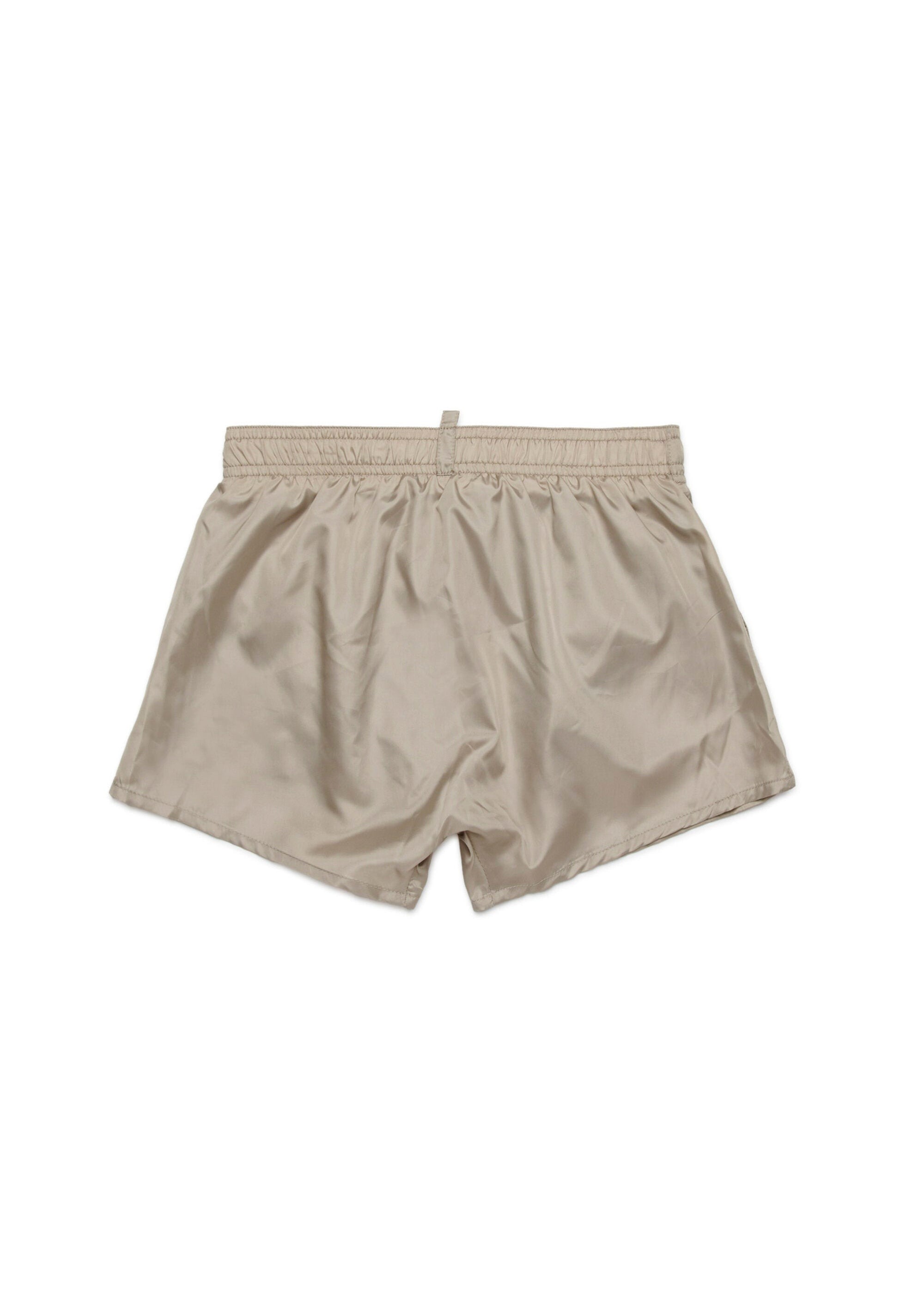 Dsquared2 Kids Costume Boxer Beige per Bambini