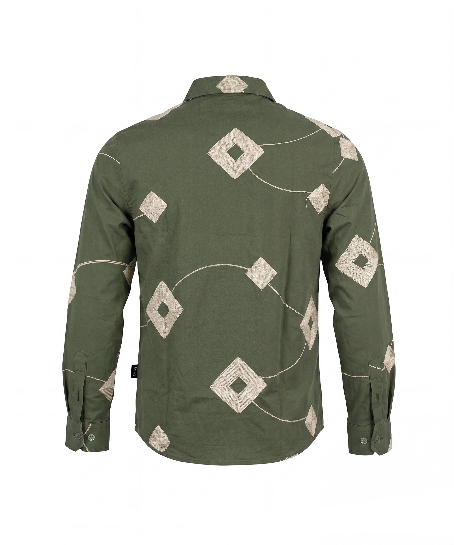 Daniele Alessandrini Kids Camicia Verde Militare Fantasia per Bambini