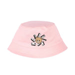 Moschino Kids Bucket Rosa con Logo Teddy Bear per Neonate