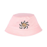 Moschino Kids Bucket Rosa con Logo Teddy Bear per Neonate