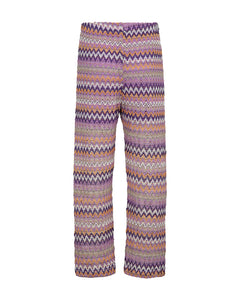 F**K Kids Pantalone Copricostume in Maglia Multicolor per Bambine