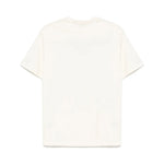 MSGM Kids T-shirt Crema con Stampa per Bambini retro