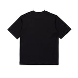 Diesel Kids T-shirt Nera con Micro Oval D per Bambini (retro)