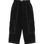 Moschino Kids Pantaloni Neri con Tasche per Bambine