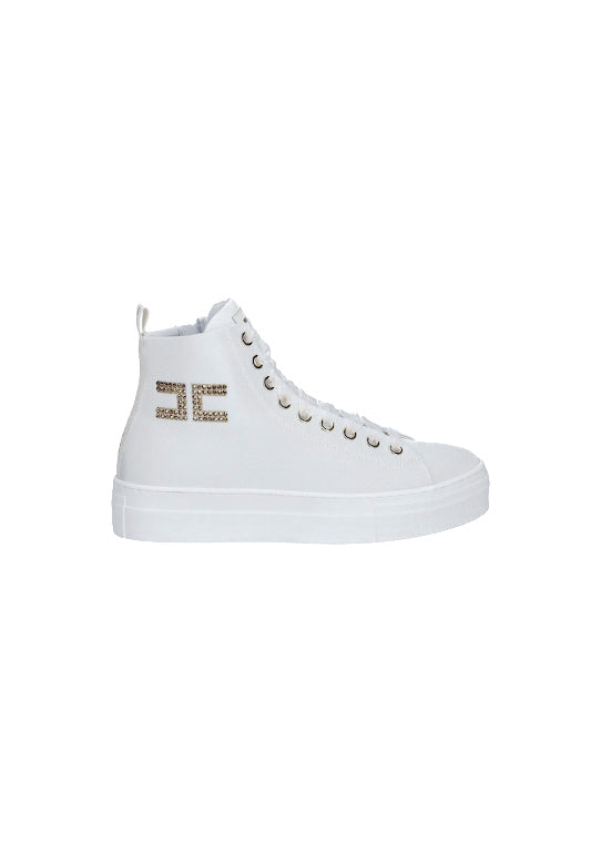 Elisabetta Franchi La Mia Bambina Sneakers Bianca per Bambine