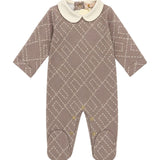 Elisabetta Franchi La Mia Bambina Tutina con Stampa Geometrica All-Over per Bambini