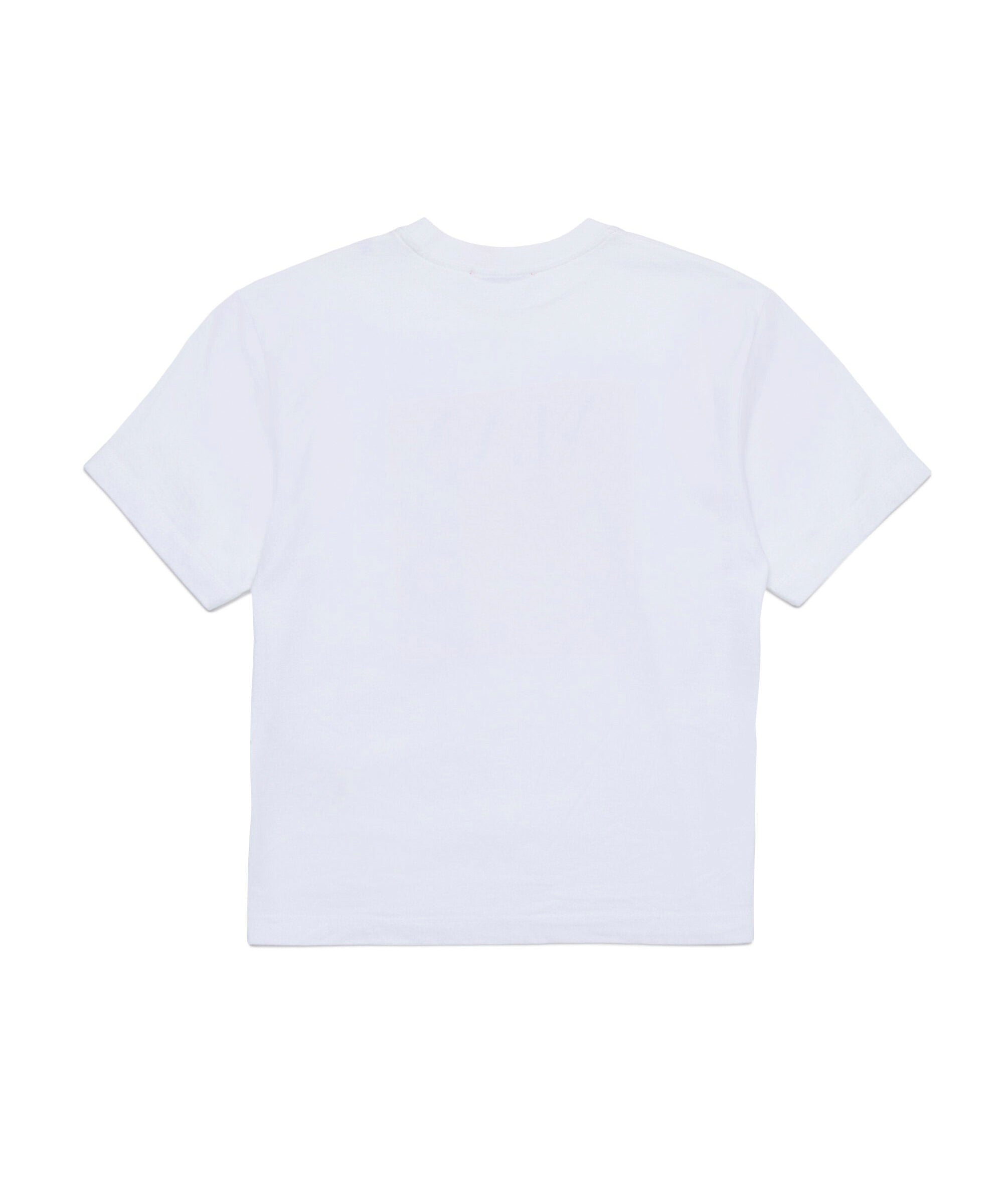 Max & Co Kids T-Shirt Bianca con Logo per Bambine (retro)