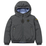 Blauer Kids Giubbotto Bomber Imbottito Grigio per Bambini
