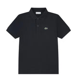 Lacoste Kids Polo Nera con Logo per Bambini