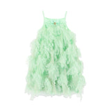 Angel's Face Abito Menta Palma per Bambine