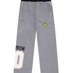 Barrow Kids Pantaloni Grigi con Fascia in Vita e Logo per Bambine