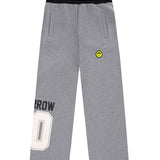 Barrow Kids Pantaloni Grigi con Fascia in Vita e Logo per Bambine