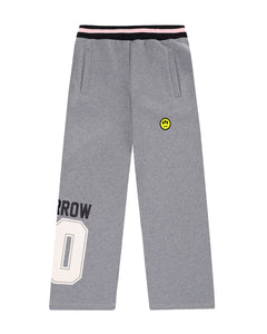 Barrow Kids Pantaloni Grigi con Fascia in Vita e Logo per Bambine
